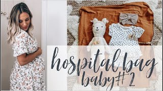 What's In My Hospital Bag BABY #2! | Postpartum Essentials