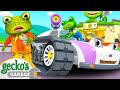 Grandma vs gadgets  geckos garage  trucks for children  cartoons for kids