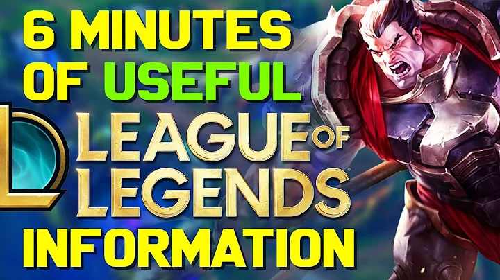 6 Minutes of USEFUL League of Legends Information! - DayDayNews