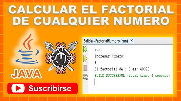 Calcular el factorial de cualquier numero Java NetBeans