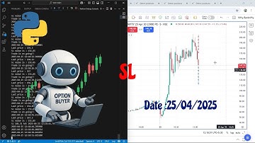 Live algo trading with Python | Algo hit stop loss at crucial moment | #nifty #algotrading