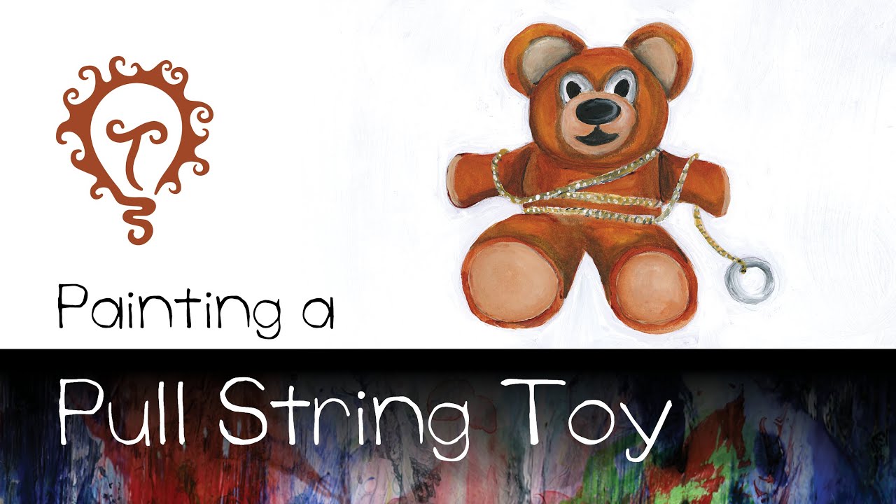 Painting a Pull String Toy - YouTube