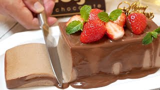 明治さんのいちごのクリスマスチョコムースを作ってみました。 How to make Meiji strawberry Christmas chocolate mousse