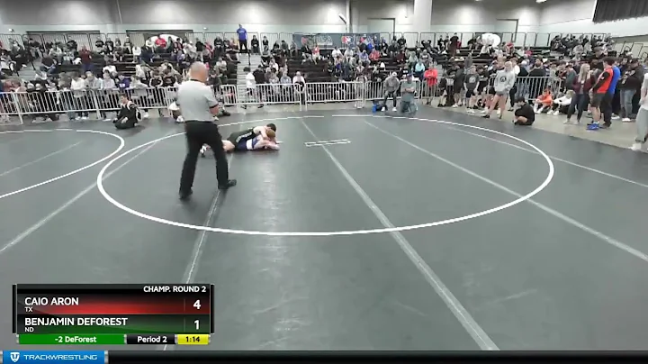120 Lbs Champ. Round 2 - Benjamin DeForest, ND Vs ...