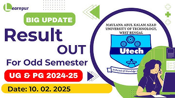 🥳 MAKAUT Odd Semester Result 2024-25 Out! | Check Your Results!
