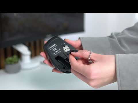 Мишка GamePro M315B Silent Click Wireless Black (M315B), видео 1