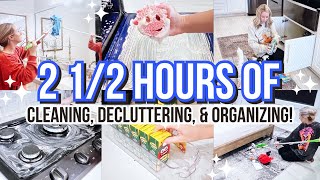 HOURS OF CLEANING, DECLUTTERING, & ORGANIZING  // ALL DAY DEEP CLEANING MOTIVATION // SAHM CLEANING by Melina Brook 38,141 views 1 year ago 2 hours, 37 minutes