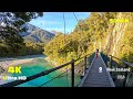 Virtual Run 4K - Blue Pools - Scenery New Zealand - Virtual Running Video for Treadmill