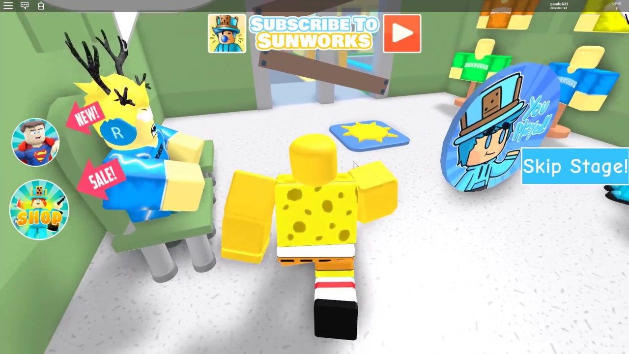 Spongebob Dimakan Hiu Raksaksa Di Roblox Youtube - roblox temple run no roblox youtube