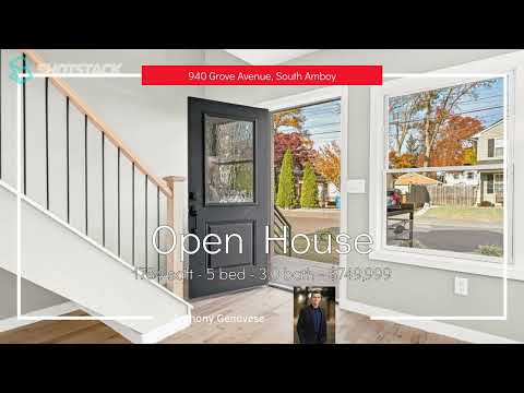 940 GROVE AVENUE, South Amboy, NJ home video tour