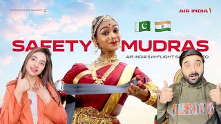 Pak reacts on safety mudras |Air india’s inflight safety video 🇮🇳🇵🇰