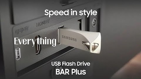 Everything you need to know about Samsung USB Flash Drive BAR Plus | Review