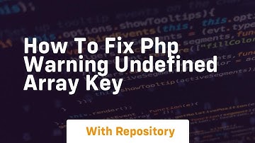 how to fix php warning undefined array key
