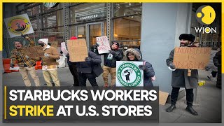 Starbucks WORKERS STRIKE at more than 100 US stores. Here's why |  World Business Watch