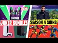 NEW Season 4 SECRET Skin LEAK! *Wolverine* JOKER Last Laugh BUNDLE! Leaked Season 4 SKIN/EMOTE ID's!