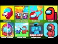 Among Us,Among Us Roblox,Red Impostor,Murder Us,Impostor Merge,Impostor 3D Hide and Seek,Draw Impost