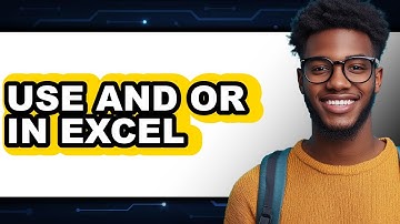 How to Use and or in Excel - Full Comparison
