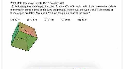 2020 Math Kangaroo Levels 11-12 Problem #28