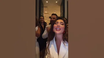 ابطال مسلسل لعبه حب يحتفلون بنجاح المسلسل لعبة حب 