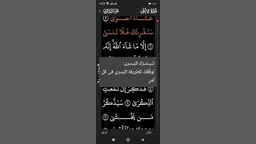 سورة الأعلى بصوت القارئ الشيخ محمد المحيسني