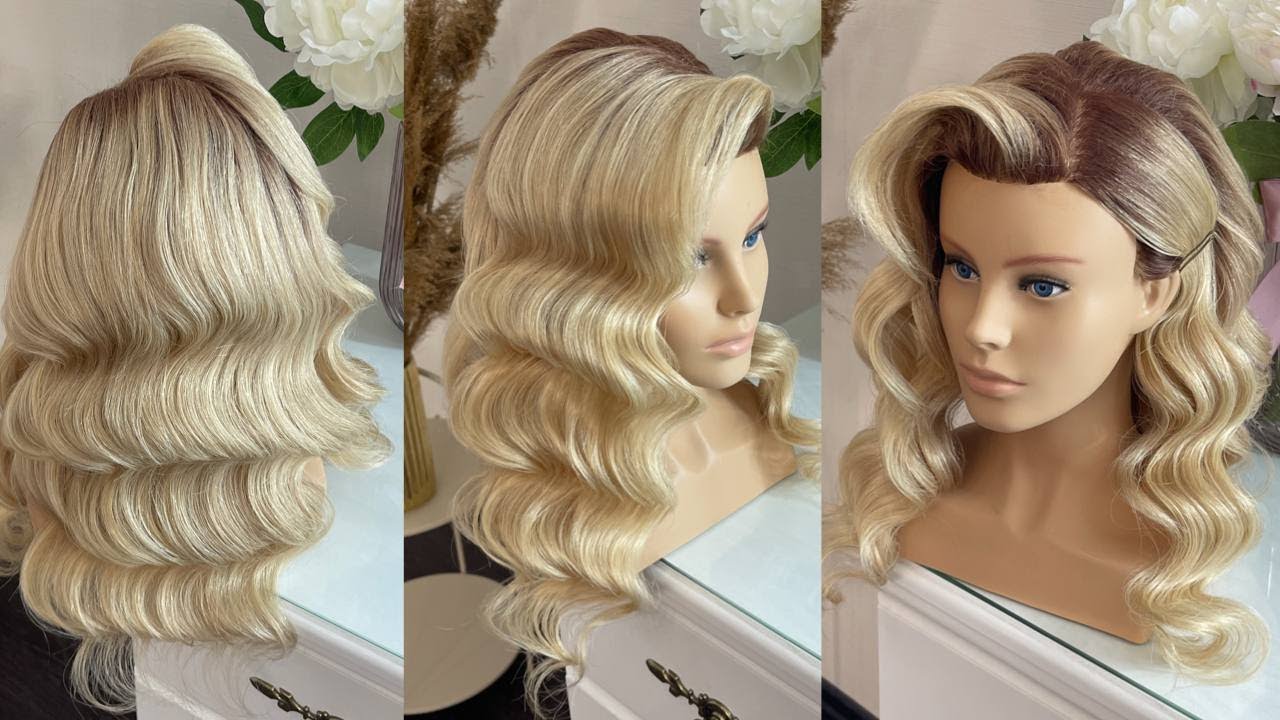 #hairstyle #hairstyletutorial Hollywood Curls Valuri Retro