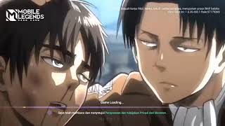 Loading screen Mobile Legends X LEVI ACKERMAN