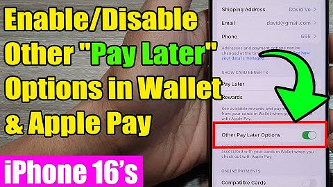 💳 How to Enable/Disable "Pay Later" Options in Wallet & Apple Pay | iPhone 16/16 Pro Max/iOS 18