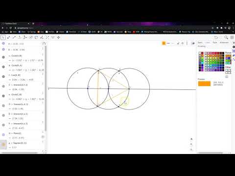 How to Construct an Equilateral Triangle Inscribed in a Circle