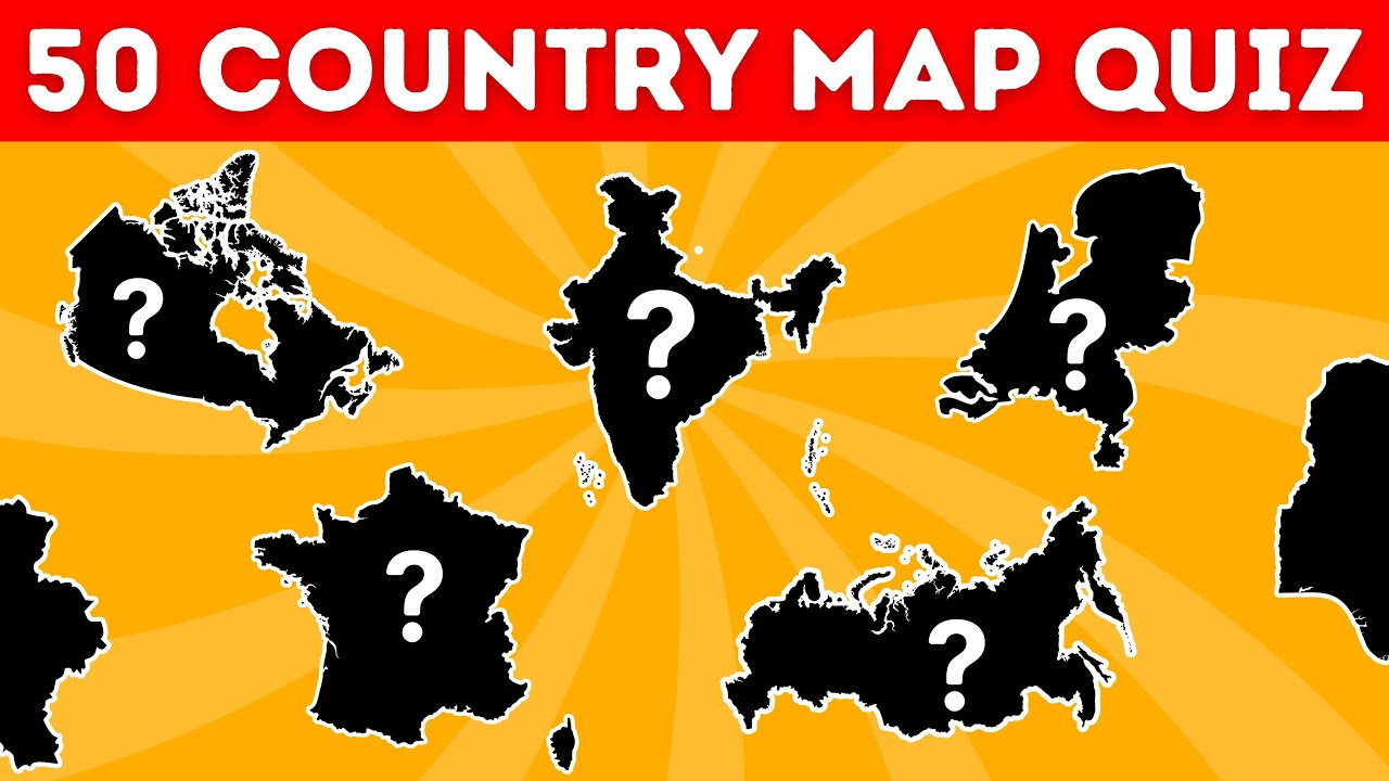 Guess the Country by Its Map 🗺️ | Fun Geography Quiz Challenge ...