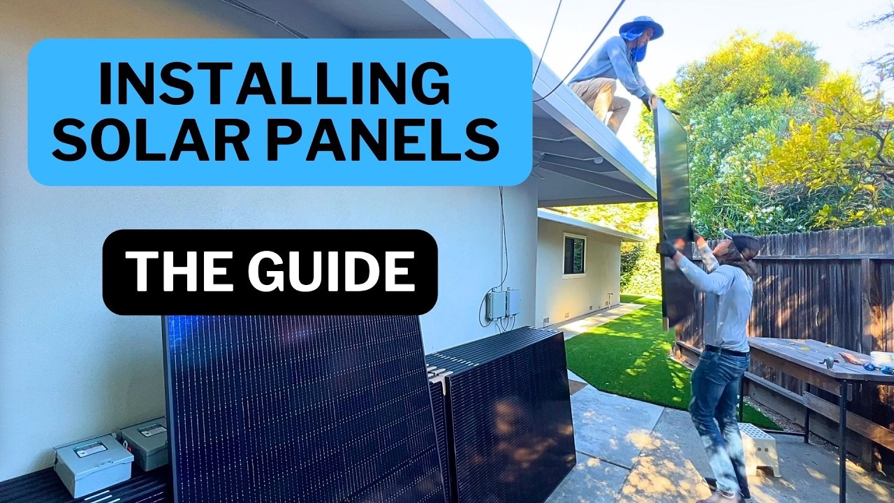 Guide to install solar panels. Step by step. - YouTube