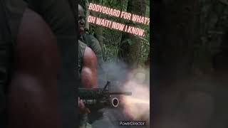 Predator 1987 🤯 Why a bodyguard? #shorts