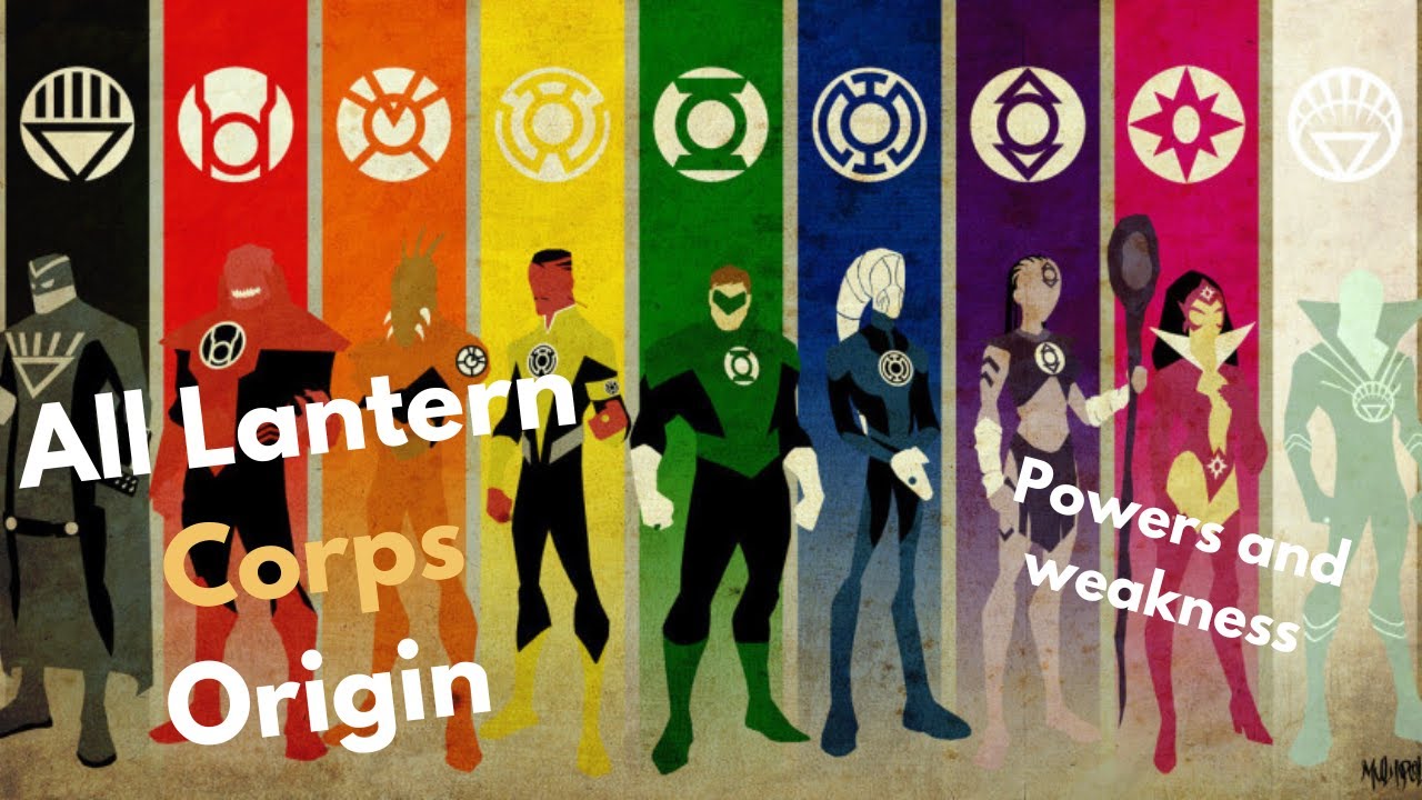 All Lantern Corps in DC Powers and Weakness YouTube