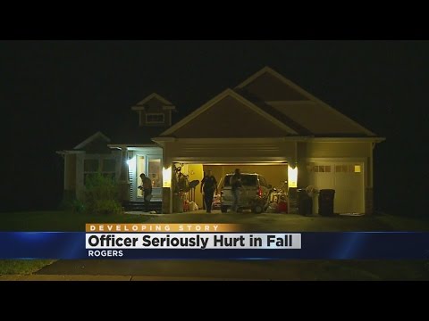 Police Officer Falls Through Ceiling In Scuffle WIth Suspect