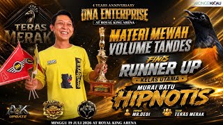 KERJA NGEDUR MATERI TANDES MB HIPNOTIS BESUTAN DEDI TERAS MERAK FINIS  RUNNER UP KELAS UTAMA👍