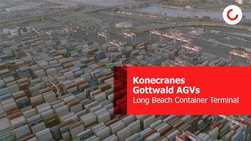Konecranes Gottwald AGVs at Long Beach Container Terminal