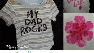 How to Make a No-Sew Personalized Onesie by Tiffany Windsor