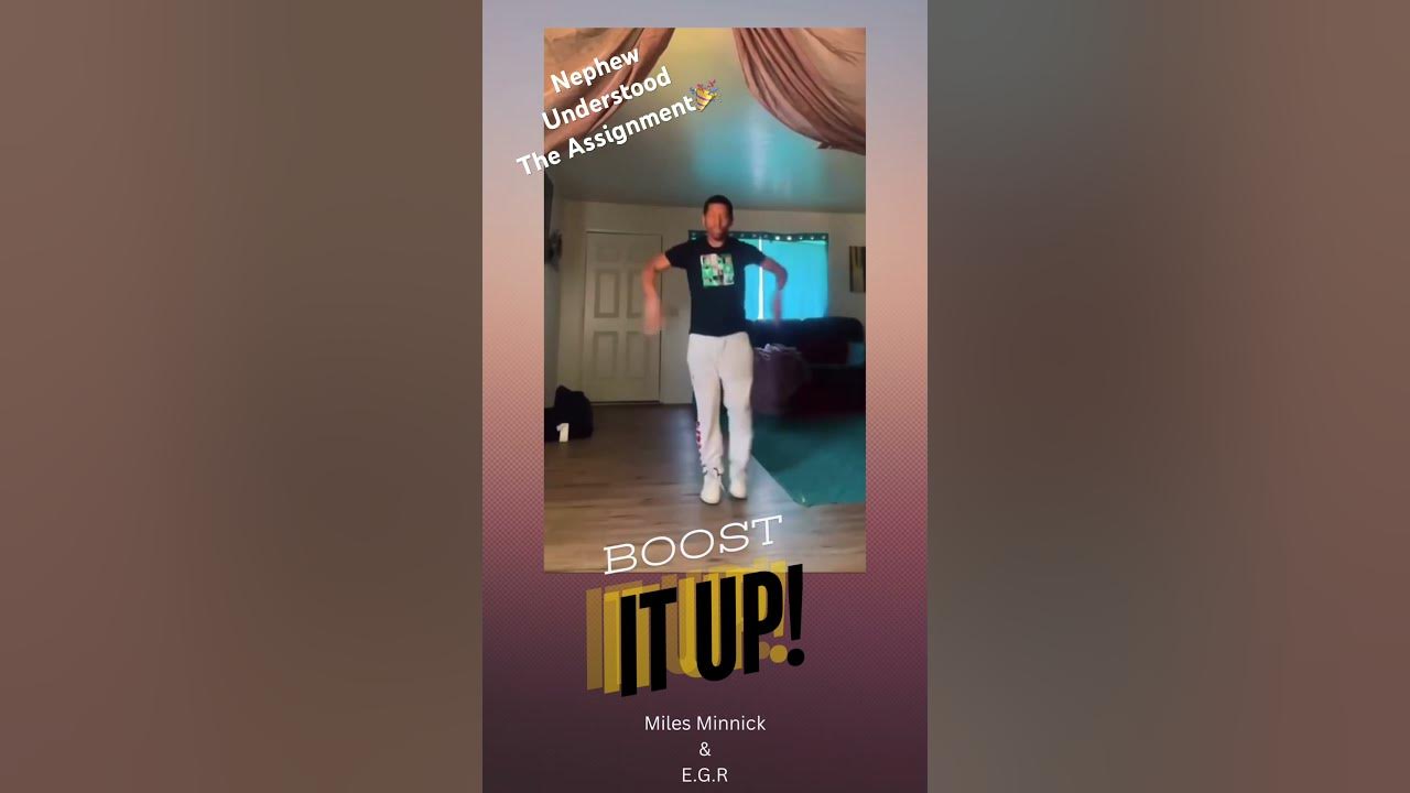 Miles Minnick, EGR -Boost It Up! #christianrap #dance @MilesMinnick