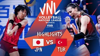 Japan vs. Turkey - Highlights Bronze | Women's VNL 2021