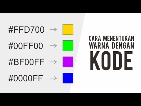 Video: Cara Menentukan Nomor Warna