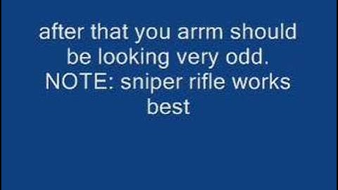 halo 3 exo arm tutorial
