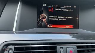 Emission inspection warning light reset BMW. Bmw Inspection Light Common Causes