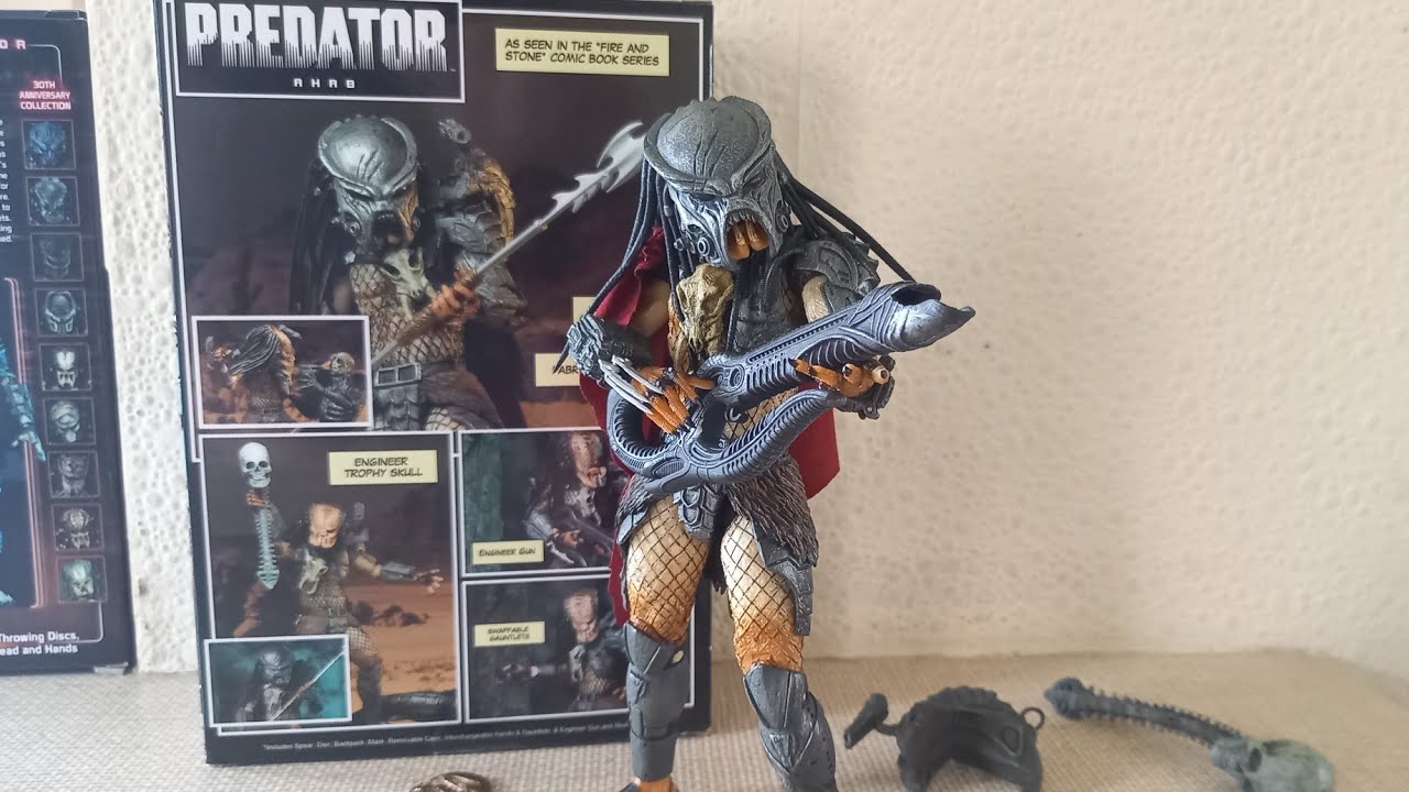 NECA Ultimate Ahab Predator (Reissue) Review - YouTube