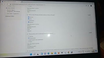 Basic construction materials week 1: Assignment 1 (Non graded)