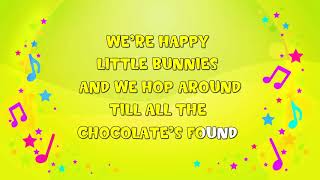 Happy Easter Bunny | Karaoke | Nursery Rhyme | KiddieOK