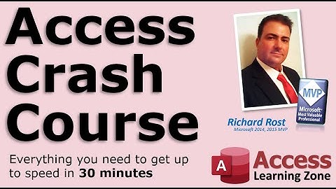 Microsoft Access Beginner Crash Course - 35 minute tutorial
