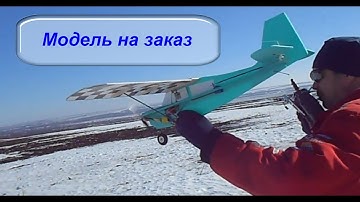 Радиоуправляемая модель самолета на заказ