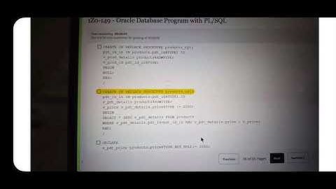 1z0-149 Oracle Database Pl/SQL Developer Certified Professional Real Questions with Answers