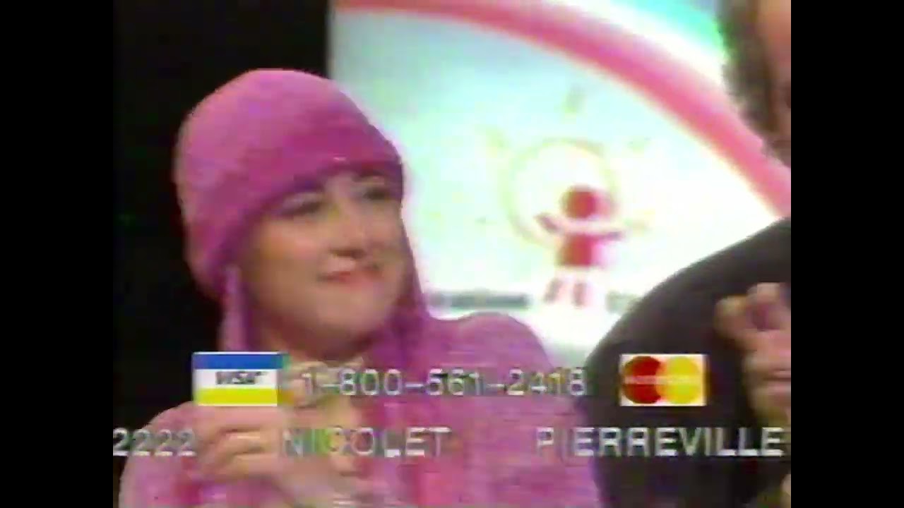 Téléthon enfant soleil – Rudeluck, Marie Pierre Arthur, 4 heures, TVA 1995