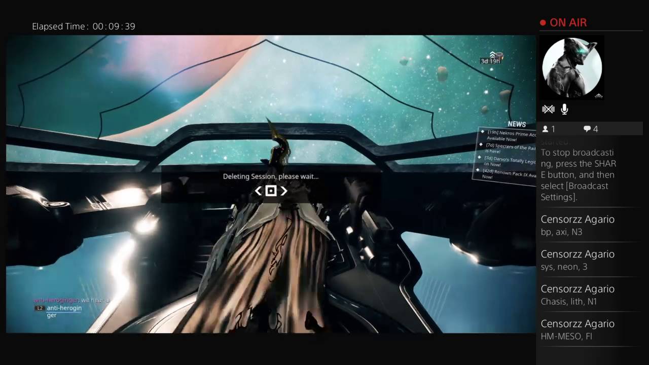 Collecting relics to farm Nekros prime