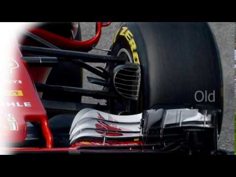 Formula 1 new Front Wing Scuderia Ferrari Barhain GP